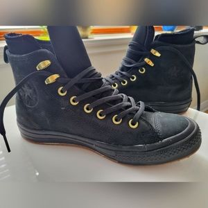 Black Converse all stars with Lunarlon - for teen or women